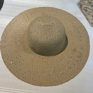 Calvin Klein Glittering Straw Hat